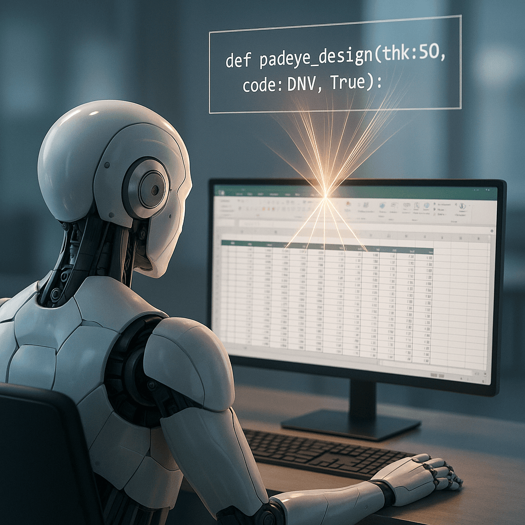 AI agent interacting with engineering tools and systems